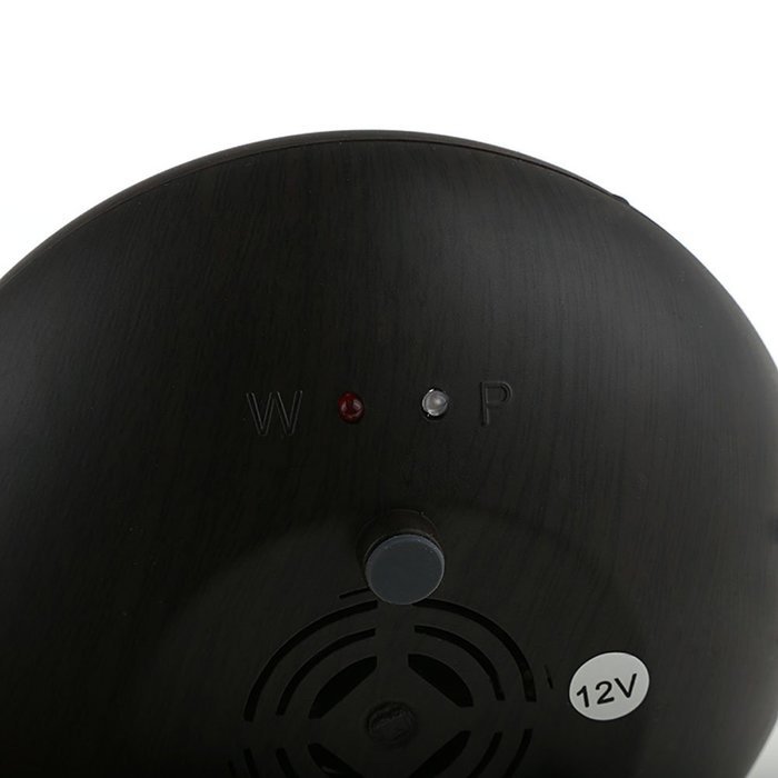 Honeyall ABS and PP plastic 160ml Wooden Air Aromatherapy Diffuser Mist Humidifier with 12W 7 Colors LED Lights... N3