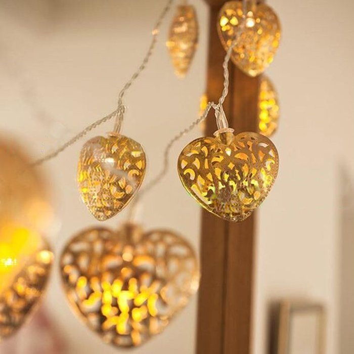KAKA(TM) Creative DIY Pink Flower Led String Lights with Battery Operated Light for Christmas Wedding Party Garden... N9