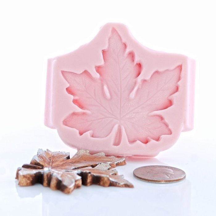 Silicone Maple Leaf Mold, Fondant, Candy, Chocolate, Food Safe, Polymer Clay, Resin Mold, Epoxy and so much more N3