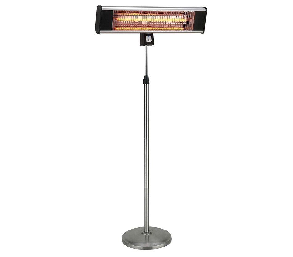 Ventamatic H1018 Infrared Pedestal Style Electric Patio Heater, 1500W N2