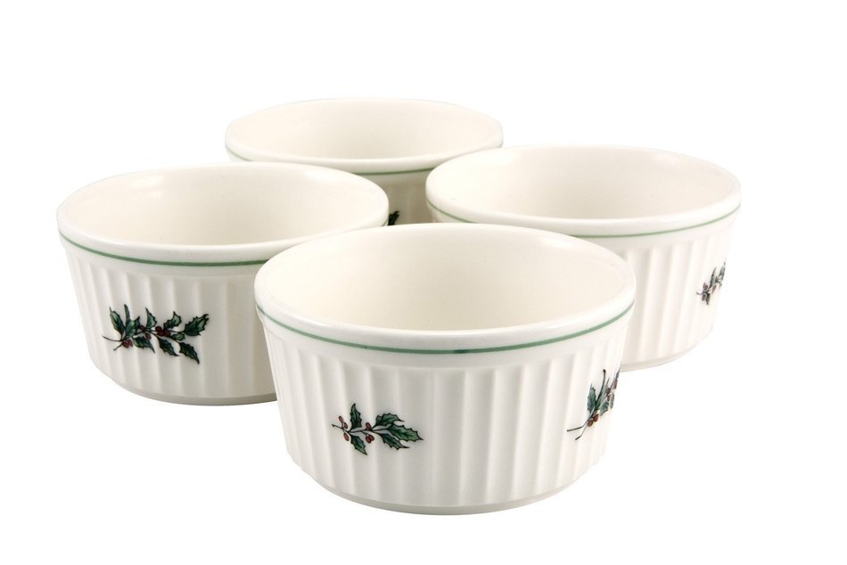 Nikko Christmas Ovenware Ramekin, Set4