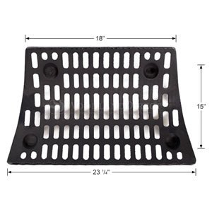 Fireplace Grate Size: 23.75" W N2