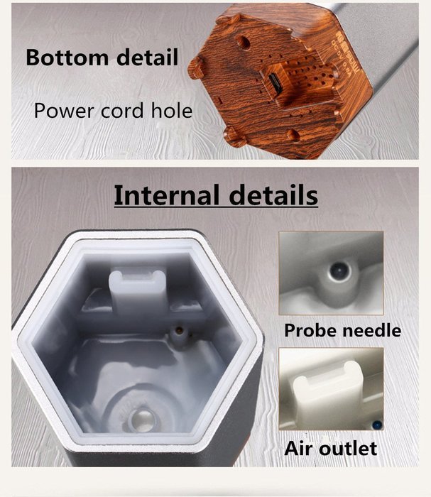 HICBOX Creative Mini Humidifier USB Car Essential Oil Aromatherapy Machine (Black) N7
