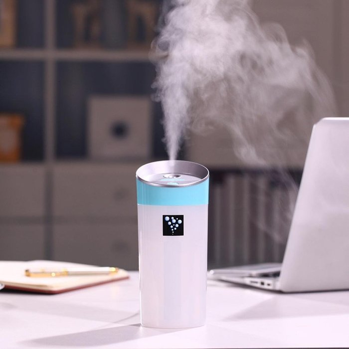 Hatop Car Family expenses Anion Humidifier Air Purifier Freshener With USB Interface (Blue) N9