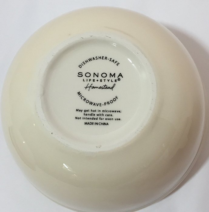 Sonoma 3 Piece Cow-Pig-Chicken Nesting Bowls