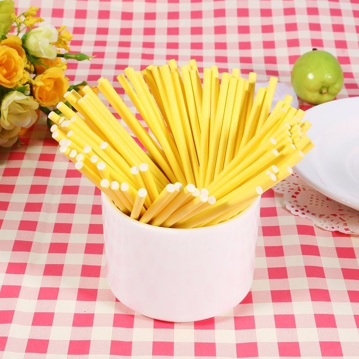 100 Count Sucker Lollipop Sucker Sticks (Pink)