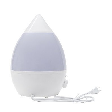 Essick Aurora Ultrasonic Humidifier in White | 4 QT. Capacity | 9" L x 9" W x 13" H N4