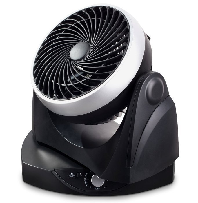 Ozeri Brezza II Dual Oscillating 10" High Velocity Desk Fan N4