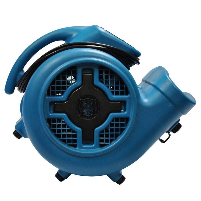 XPOWER P-830 1 HP 3600 CFM 3 Speeds Professional Air Mover Careprt Dryer Floor Fan - Blue N3