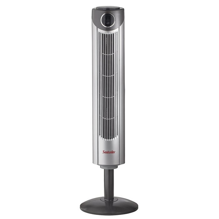 Swissler Ultra Wind 42 Inch Adjustable Oscillating Tower Fan with Smart LCD & Remote Control N2