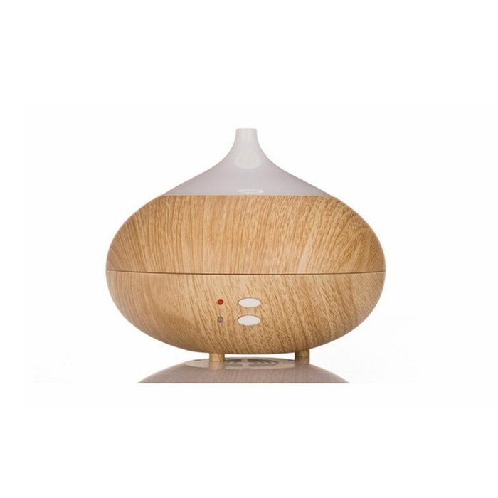Wood Grain Electric Essential Oil Diffuser Silent Ultrasonic Cool Mist Humidifier Aromatherapy Air Purifier (Dark... N5