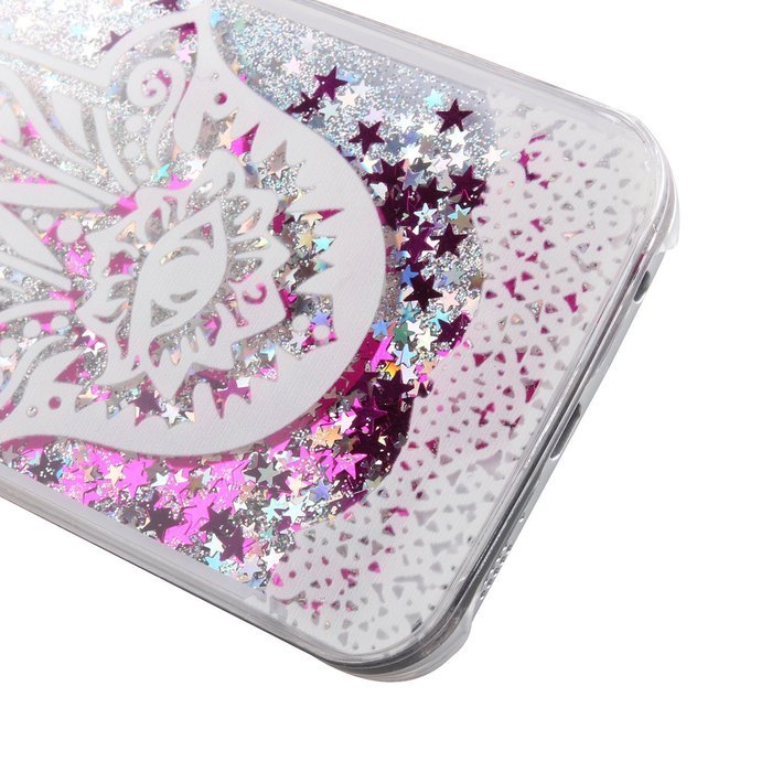 S6 Case,Galaxy S6 Case,PHEZEN Galaxy S6 Bling Case,[Crystal Clear] Creative Design 3D Funny Flowing Bling Glitter... N30