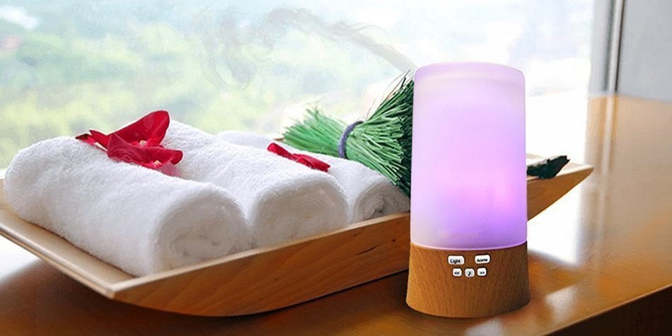 Wood Grain Aroma 600ml Large Capacity Essential Oil Diffuser Deep Aromatherapy Ionizer Ultrasonic Cool Mist Humidifier... N4
