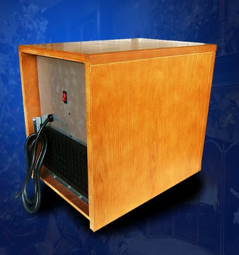 New Diva Tranquility 1500 Watts Vintage Style Infrared Portable Space Heater with Remote Control N4
