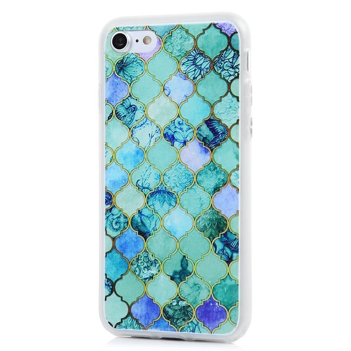 Badalink iPhone 7 TPU Case (4.7") Shockproof Soft TPU Rubber Skin Bumper Case Flexible Easy Grip with 3D Basso-relievo... N48