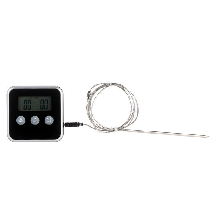 Hense Digital Precision Meat Thermometer for Cooking BBQ Grill,Oven Wireless Countdown Stainless Steel Probes... N8