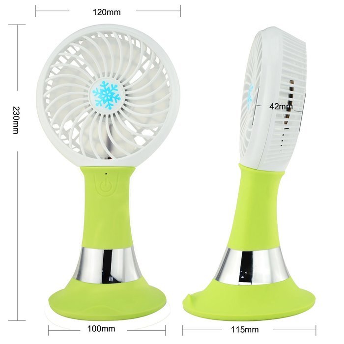 Number-One Multifunction Mini Fan Handheld Fan USB Rechargeable Personal Fan Wireless Desk Table Fan 3 Wind Speeds... N6