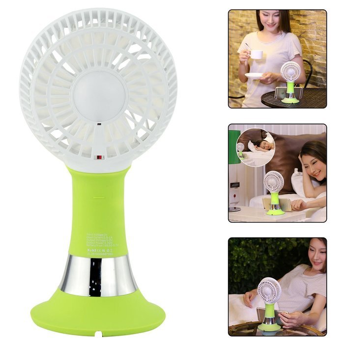 Number-One Multifunction Mini Fan Handheld Fan USB Rechargeable Personal Fan Wireless Desk Table Fan 3 Wind Speeds... N7