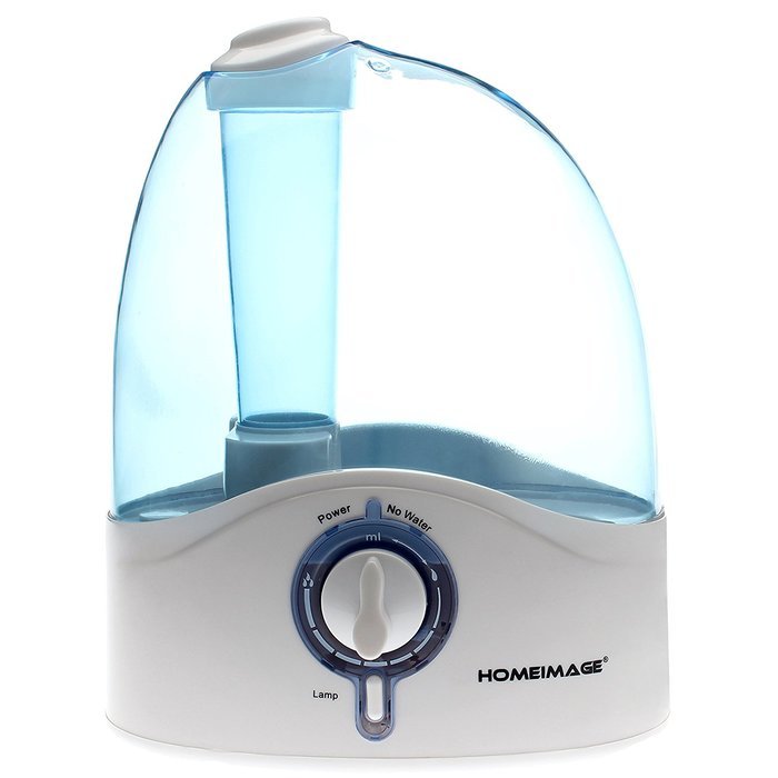 HOMEIMAGE 1.58 Gallons per day Output, 1.19 gallons or 4.5 liters Large Tank Capacity Cool Mist Humidifier - HI-B12BLUE N4