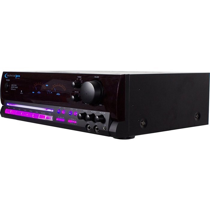 Technical Pro RX504 1500W 2Ch Integrated Amplifier & Pre-Amp Stereo Receiver