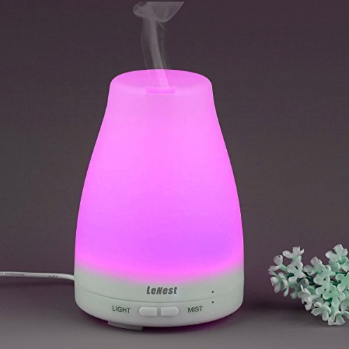 Lenest Aromatherapy Essential Oil Diffuser, ultrasonic Portable Cool Mist Humidifier With,3 Kind Adjustable Mist... N3