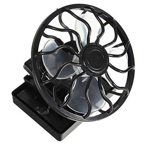 Hot Sale Newest Black Solar Cell Fan Sun Power Energy Panel Clip-on Cooling Hat Cooler Fish for Camping Hiking N2
