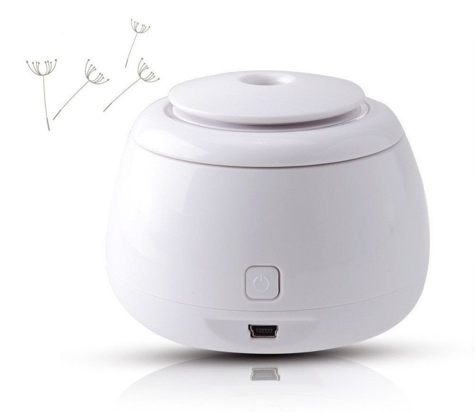 Baby Humidifier Kids Humidifier, Micropromo&reg; White USB Small Stream Mist Air Humidifier with Light for Bedroom... N4