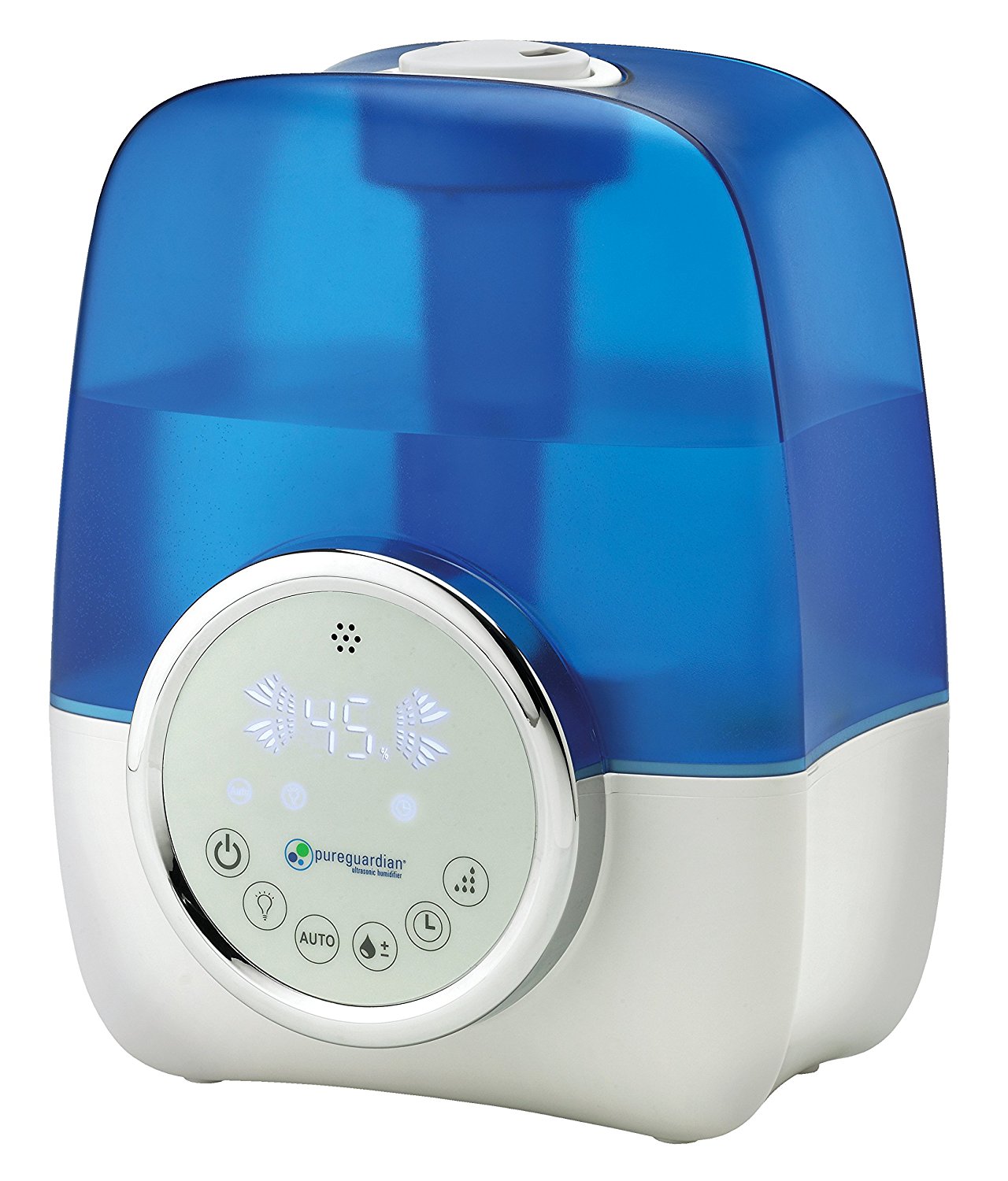 PureGuardian H1250 100-Hour Ultrasonic Cool Mist Humidifier with ...