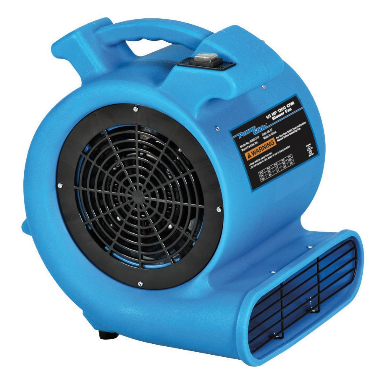 BLOWER FAN MINI 300 CFM by POWER GLIDE MfrPartNo 60801301 free image ...