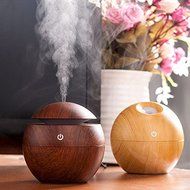 Mini Aroma Diffuser Mist Maker Essential Oil Ultrasonic Humidifier Ionizer Atomizer with USB Lamp ,A6 N3