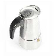 Stovetop Espresso Moka Pot, Stainless Steel Coffee Maker, 4 Cup N6