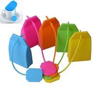 Cojoy Silicone Tea Bag Infuser 4 Pack of Tea Infusers Strainer Loose Herbal Tea Leaf Filter N2