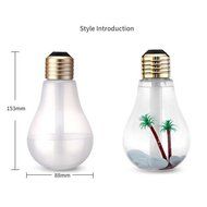 Maogo Bulb Shape Air Humidifier Dry Protect With Changing 7 Color LED Lights Electric Aromatherapy Essential Oil... N7
