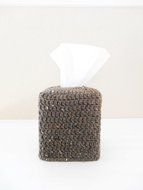 Crochet Tissue Box Cozy, Bathroom Tissue Box Cover