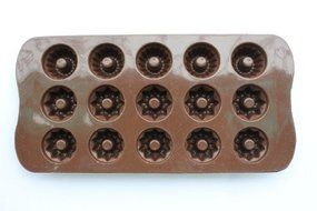 15 Cavity small Flower Silicone Chocolate Mold Chocolate Craft Candy Baking