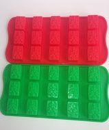 Decorated Evergreen Christmas Tree Non-stick Hot Cold - Freezing Baking Soft Silicone Ice Mold Tray for Chocolate... N2