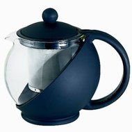 Service Ideas TB600CC Classic Tea Press, 600 mL, Black