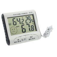 Alloet New LCD Digital Display Indoor And outdoor Temperature And Humidity Meter DC103 N2