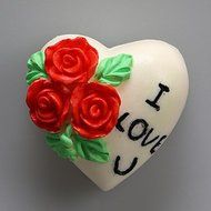 Y&amp;XL&amp;H Valentine Rose Love You Chocolate Silicone Molds,Cake Molds,Soap Molds,Decoration Tools Bakeware N2