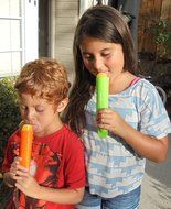 Popze IcePopIt Premium Silicone 4 Dessert Treat Molds, Elegant Stand, Gift Designer Box N2