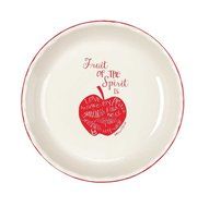 Fruit of the Spirit Stoneware Deep Pie Plate 10"