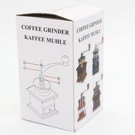 Sanvey Hand Crank Wooden Manual Coffee Grinder Mill Ceramic Burr Grinder Manual
