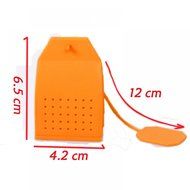 GOOTRADES Bag Style Silicone Tea Strainer Herbal Spice Infuser Filter Diffuser (pack of 2)