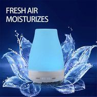 100ml Ultrasonic Aroma Diffuser Cool Mist Aromatherapy Humidifier Color LED Lights with Auto Shut-off Function... N7