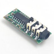 Puuli Mini 3V AFC MEC007 76-108MHz FM Stereo DSP Receiver Module Board 2x10mW 10mmx28mm
