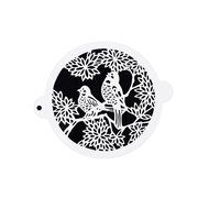 DECORA 16 Pieces Cake Cappuccino Coffee Barista Stencils Templates Strew Pad N8