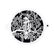 DECORA 16 Pieces Cake Cappuccino Coffee Barista Stencils Templates Strew Pad N9
