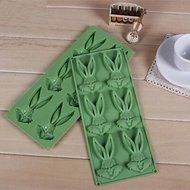 Y&amp;XL&amp;H 6 Hole Little Rabbit Shape Cake Mold