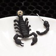 Fashion scorpion earring Cute Colours Jewelry Piercing Ear Stud Earrings (black) N3