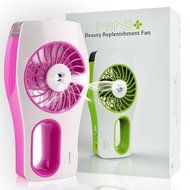 Minhe Handheld USB Misting Fan Humidifier,USB Rechargeable Portable Fan ,Summer Spray Fan for Face Water Supply... N7
